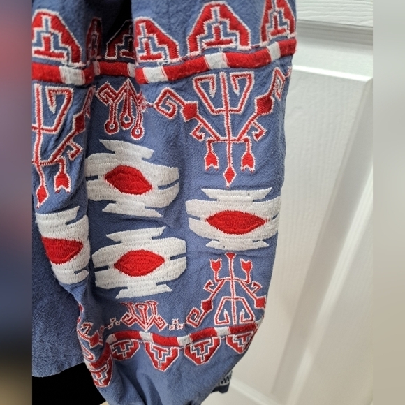 RD & Koko Women's Embroidered Open Front Jacket   Size M - Picture 8 of 11